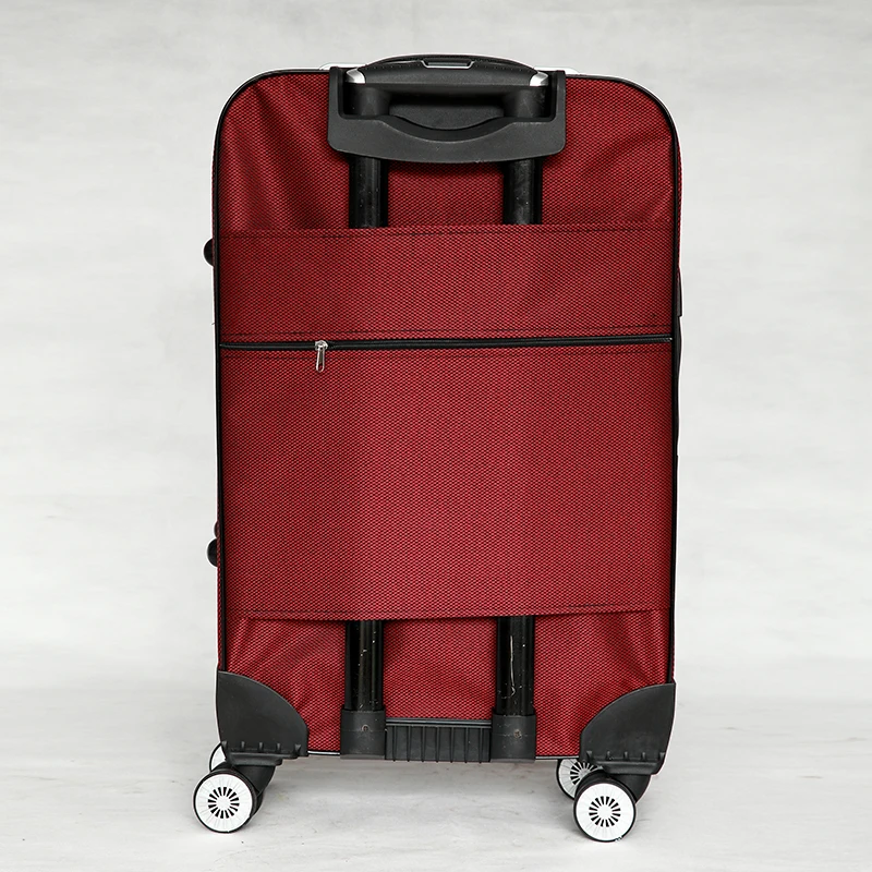 
20 Inch Wine Color External Trolley Case Cheap Suitcase 