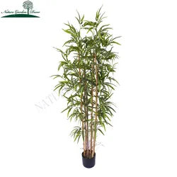 Nearly Natural UV Resistant Artificial Bamboo Trees Pole Landscaping Fake Plants Outdoor
