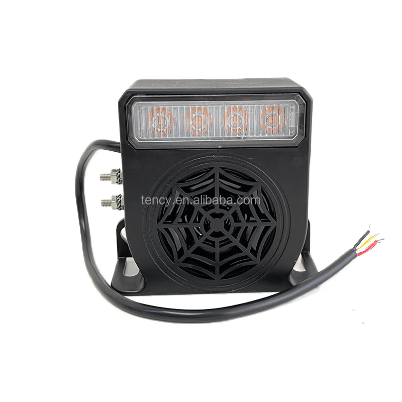 
2 in 1 12-24V warning light alarm strobe alarm reverse alarm truck work in 5 mode 
