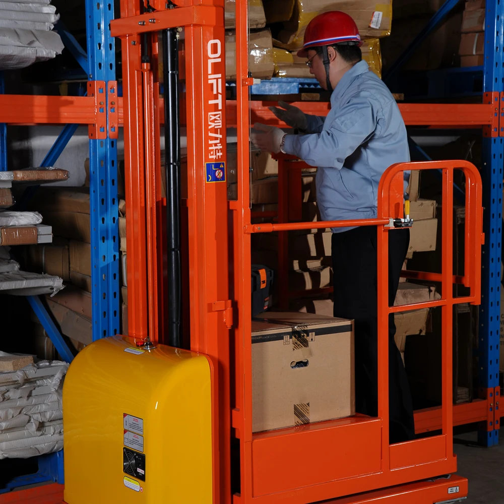High quality electric cherry order picker with certificate CE