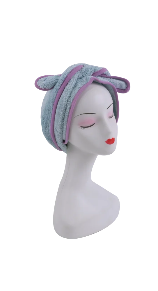 Microfiber coral fleece high water absorption hair dry towel quick dry hair towel Wrap for ladies