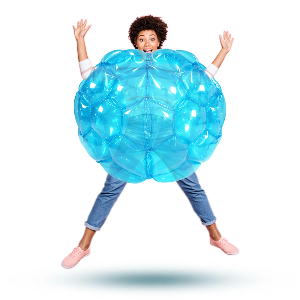 human bubble ball inflatable buddy belly bumper ball Outdoor inflatable games for adults and children