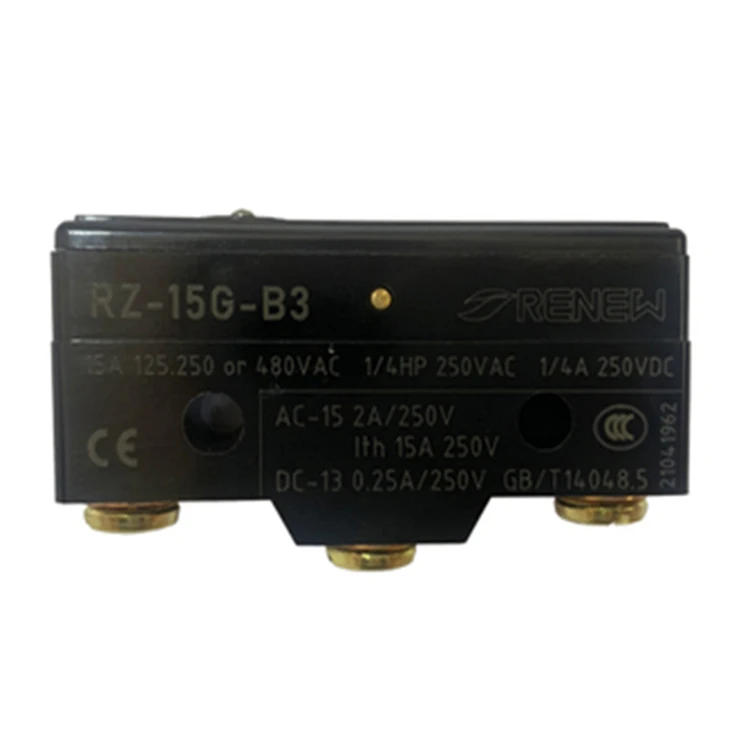 Black High Quality Switch RZ-15G-B3 Microswitch Pin Plunger Mini Micro Switch