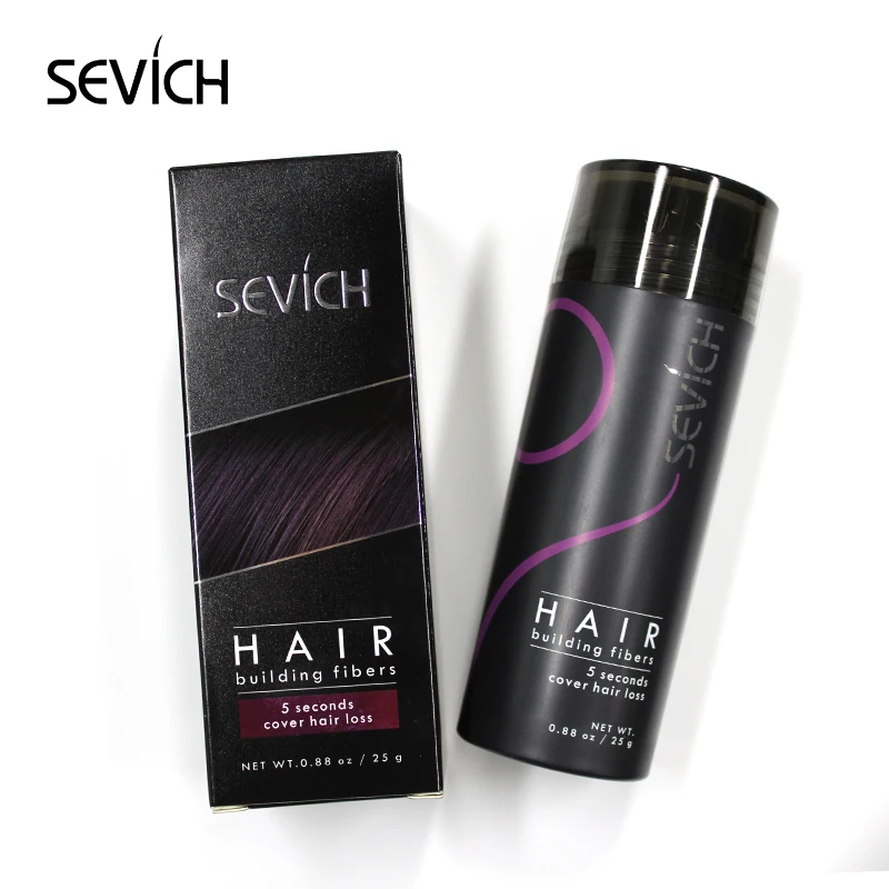 Sevich Private Label Hair Loss Instant Thickening Treatment Spray Hair Building Fiber Powder