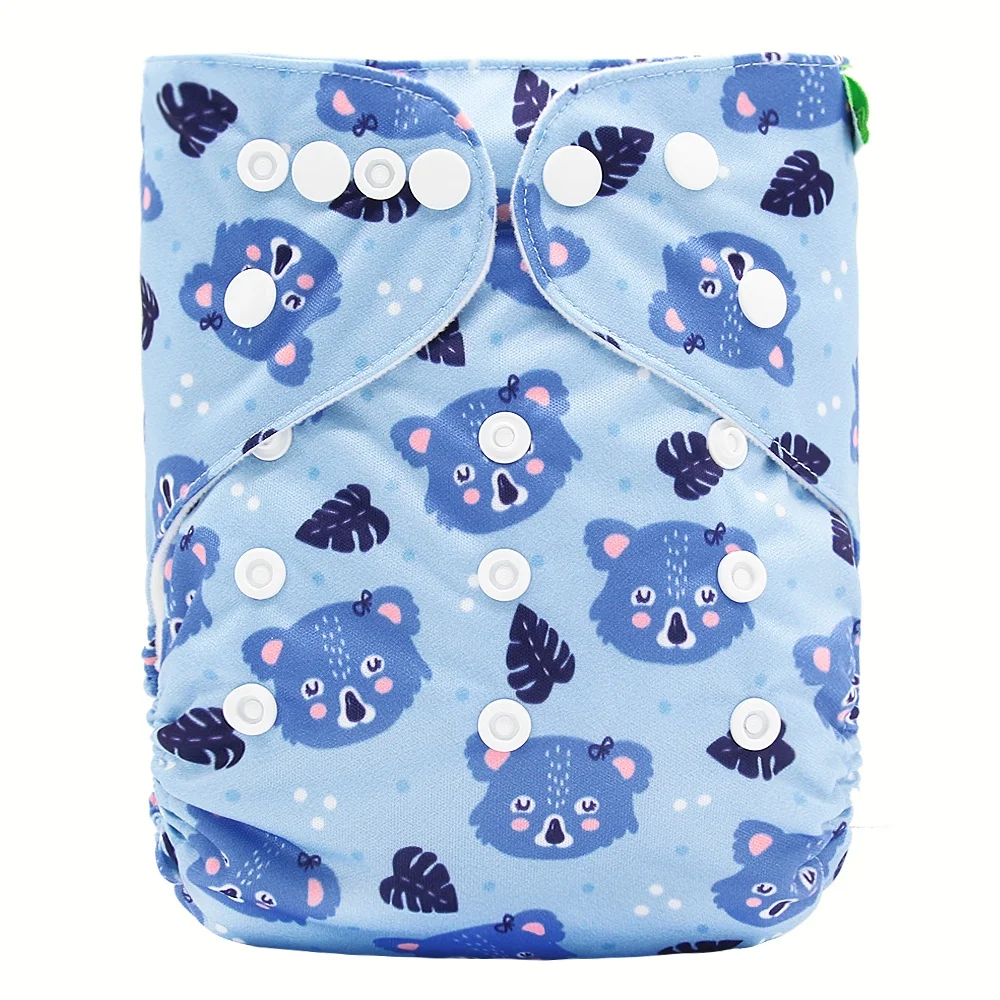 
Hot sale washable Factory direct sales one size fit all adjustable suede cloth pocket diaper baby cloth diapers 