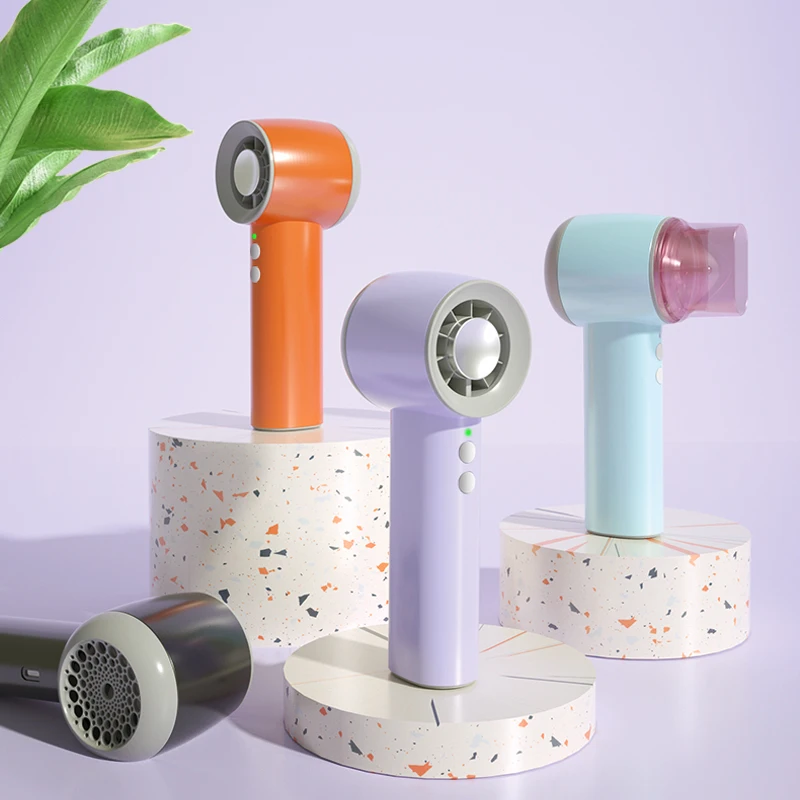 New arrival  rechargeable turbo fan mini handheld fan with powerful wind