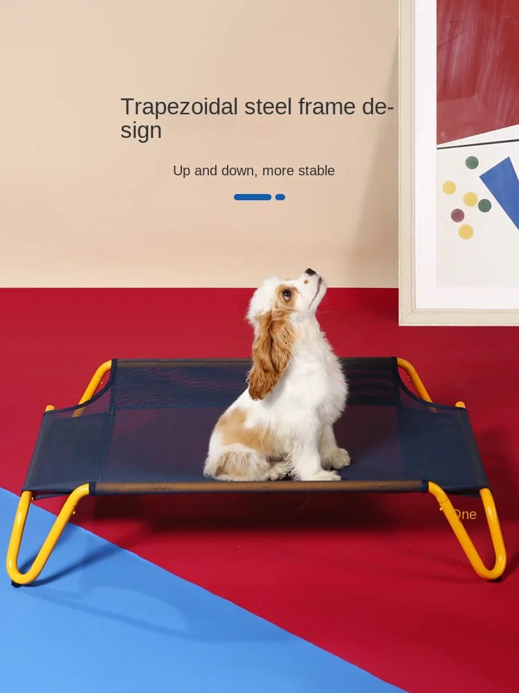 UFBemo ndoor and Outdoor Pet Bed Cots Stable Frame & Durable Supportive Recyclable Mesh Elevated Dog Bed Cot
