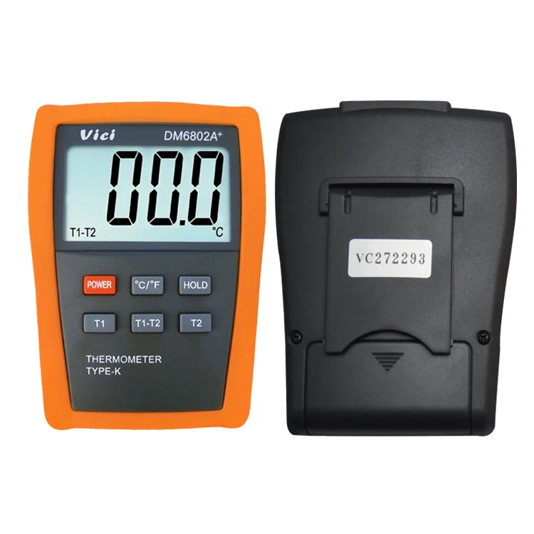 vici K type Thermometer DM6802A+ for Flame Thermostatic Faucet Boiler Tin Furnace Oven Oil Liquid Solid Temperature Test