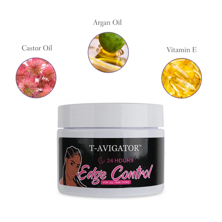 Sun sara Wholesale Bulk oem Logo Hair Styling Vendor No Flake Extra Strong Hold Hair Wax Stick Gel Edge Control For Black Woman