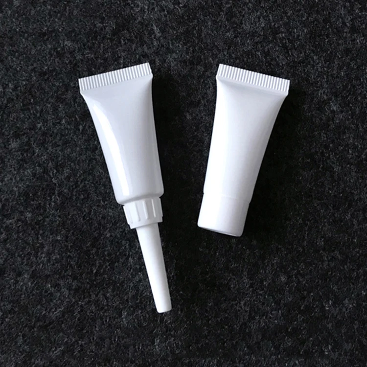 3g small empty sample white cosmetic Soft tube 3ml squeeze hose skin care cream Plastic Tube