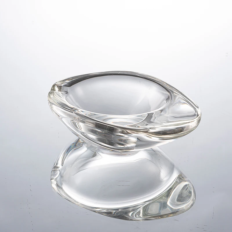 Новый дизайн, элегантная пепельница с кристаллами, маленькая индивидуальная форма, цвет покрытия для дома, бара, ресторана, украшения оптом