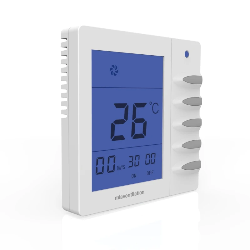 Basic EC Motor Support Smart Controller For Home Ventilation System Switch Controller LCD Panel Display