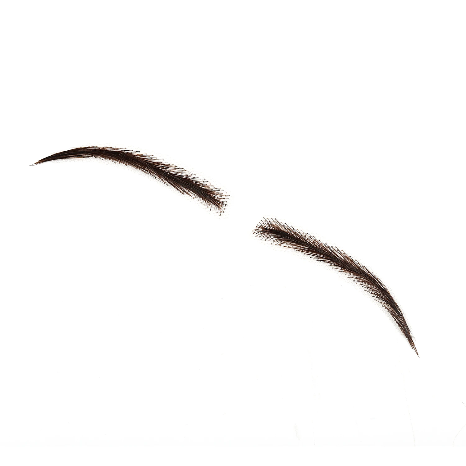 
Free Sample Neitsi Wax One Pair Women Girls False Eyebrows Wig 100% Handknoted Human Hair Shaping Eyebrows W703#32 