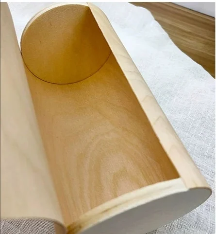 
Nature Birch Bark Wooden Round Square Packaging Boxes for Tea Bags Red Wine Cream Bottle Gift Packaging 