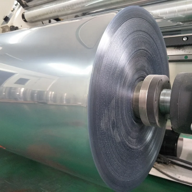 High transparent PET roll film for blister packing