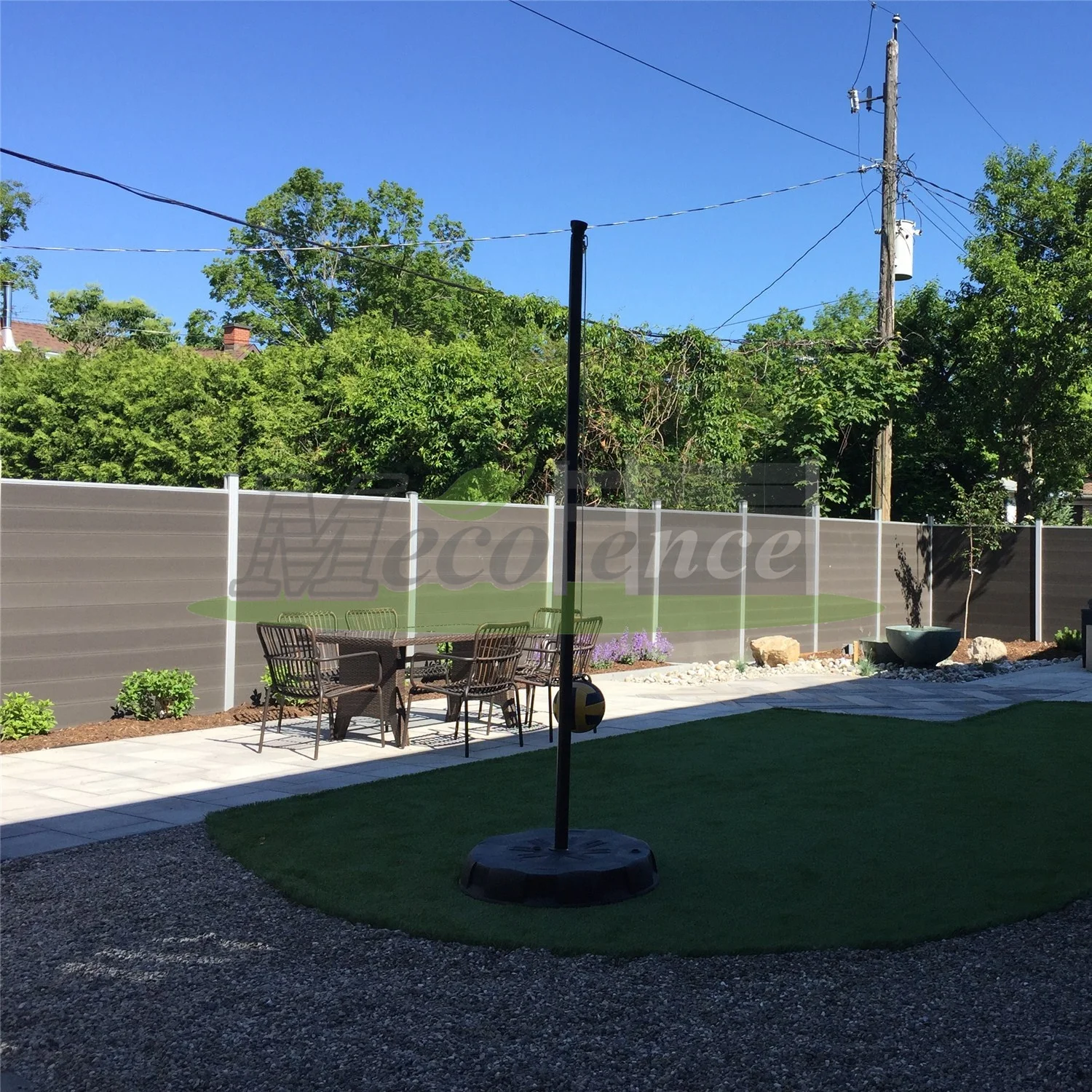 Supplying Recyclable WPC plastic garden fence