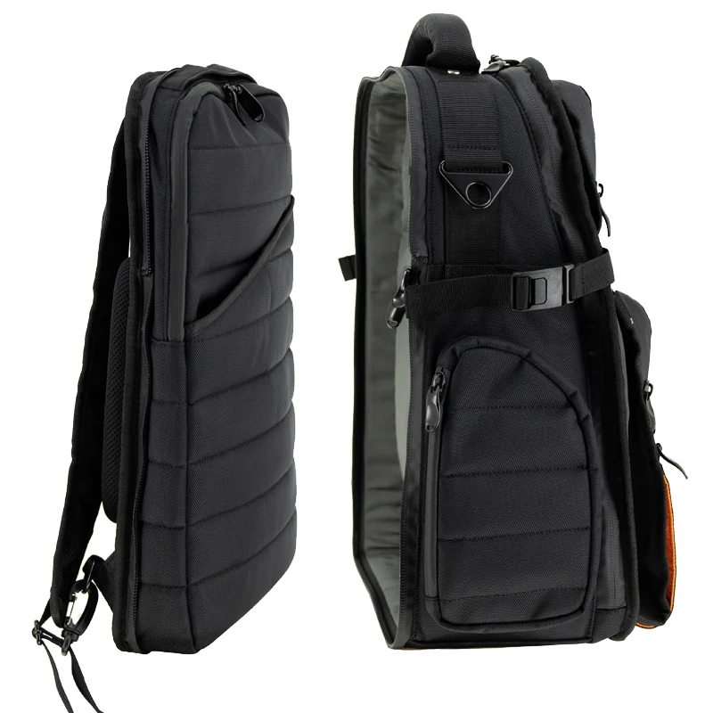 detachable anti theft travel music gear backpack dj rucksack 1680D polyester laptop bag for men