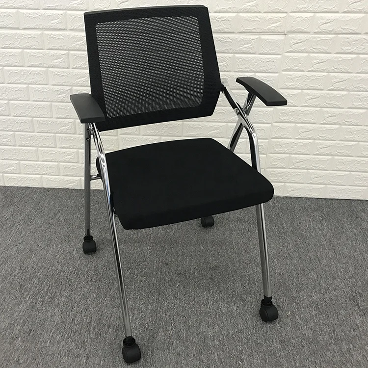 Cheap Commercial Conference Chair Dimensions Four Leg Office Chair for Meeting Room