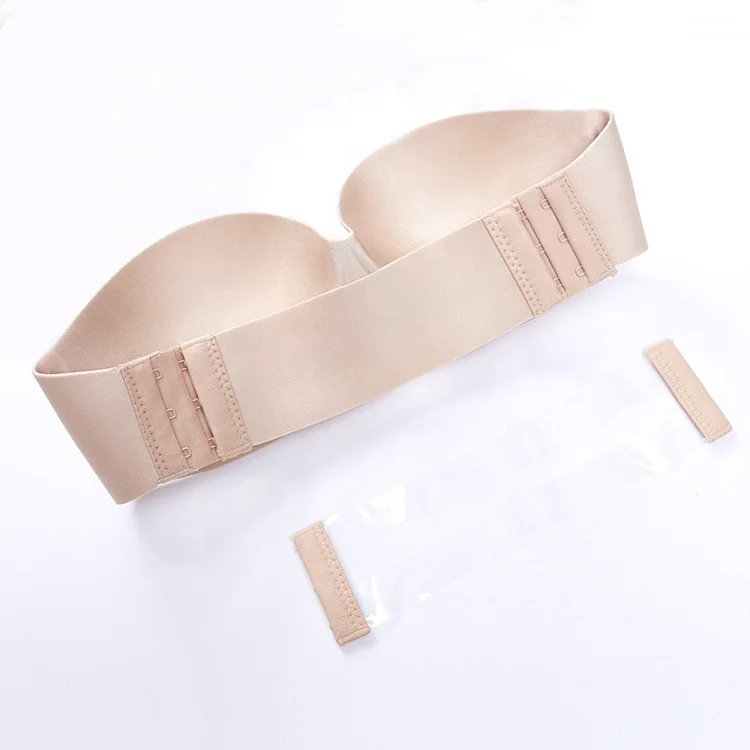 Hot Selling Seamless Silicone Push Up Invisible Strapless Women Bra