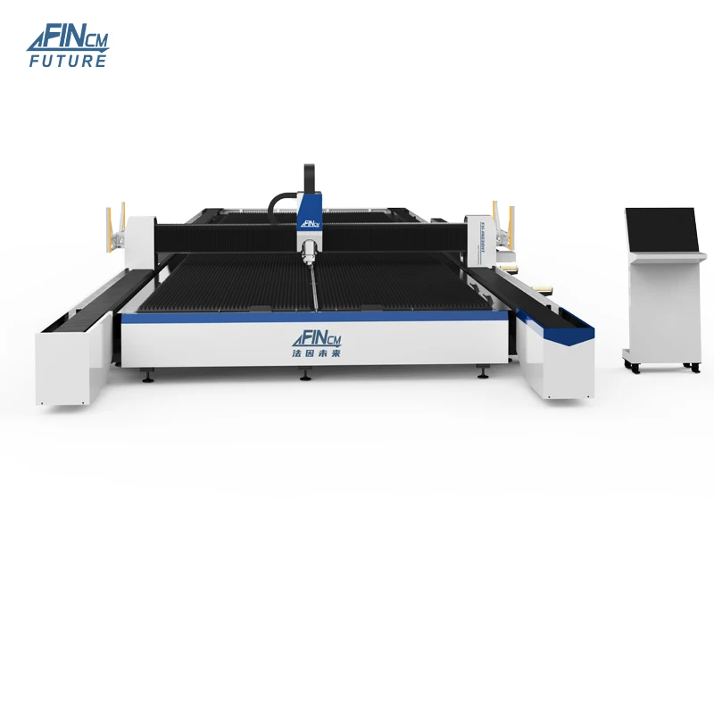 FINCM High Accuracy Ground Rail Large Size Customized High Power 12000w 20000w Beveling Fiber Laser Cutting Machine 12kw 20kw