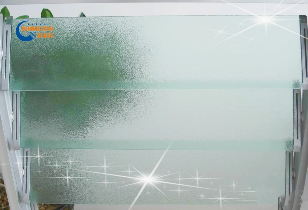 3/4/5/6mm Bronze Float Louver Glass Obscure louvre blade glass