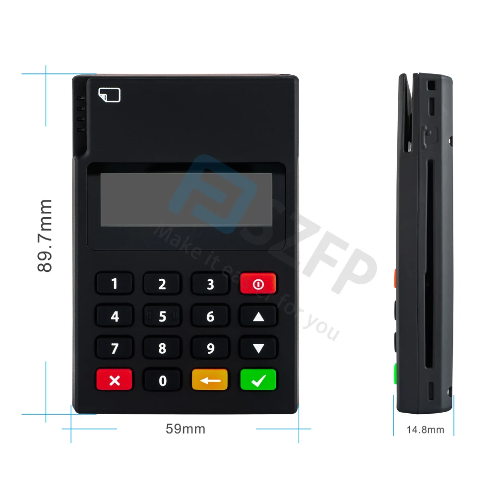 FP9310 Mini POS Machine POS System with keypad Portable Mpos