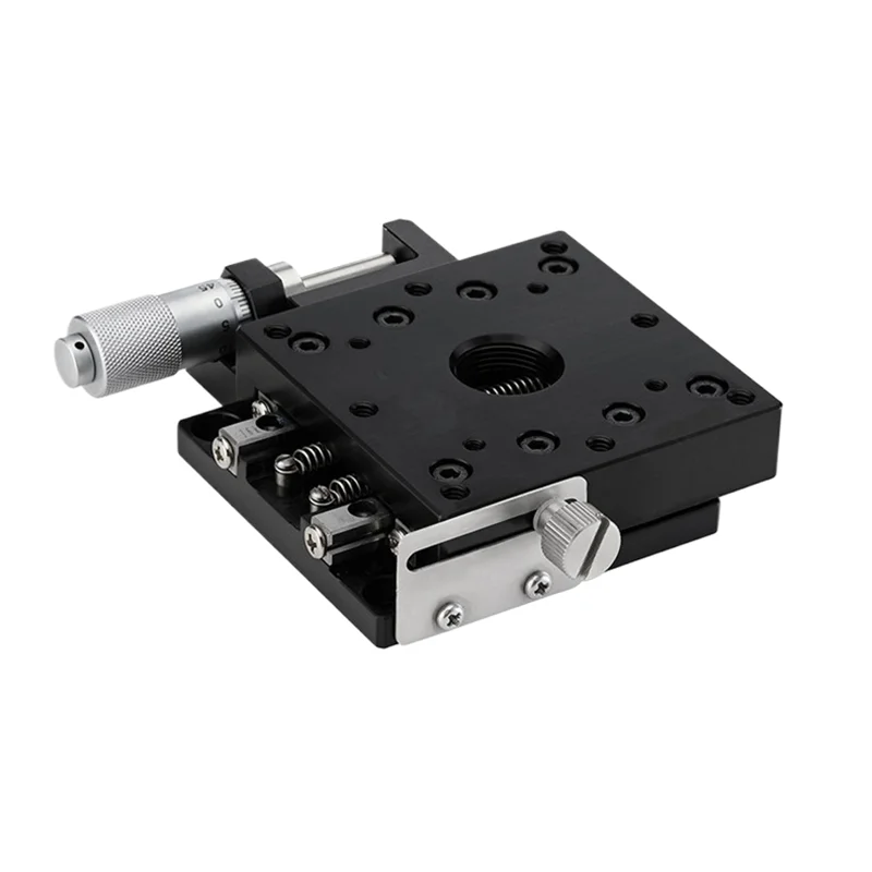 High cross roller manual fine-tuning slide XPG40 60 Optical displacement platform single axis X