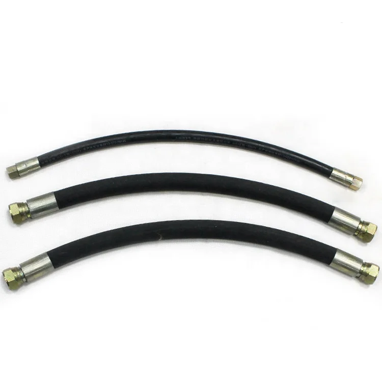 1/2 Inch R1at High Pressure Steel Wire Braided Hydraulic Rubber Hose For Petrol Industrial