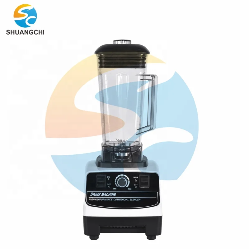 Shuangchi Commercial Blender Portable Fruit Juice Blender Mixer for Smoothies & Cocktails