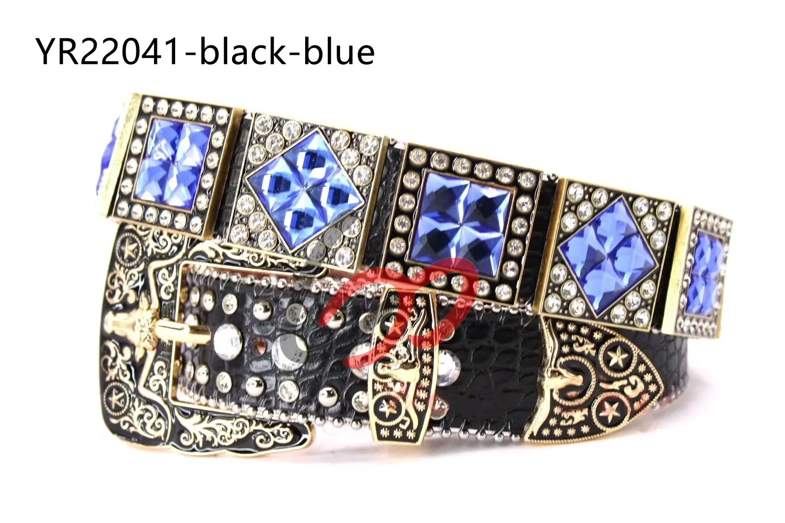 New Trend Bling Bling Rhinestone Belt Men Women Western Cowboy Cowgirl Crystal Studded Leather Diamond Belt For Jeans
