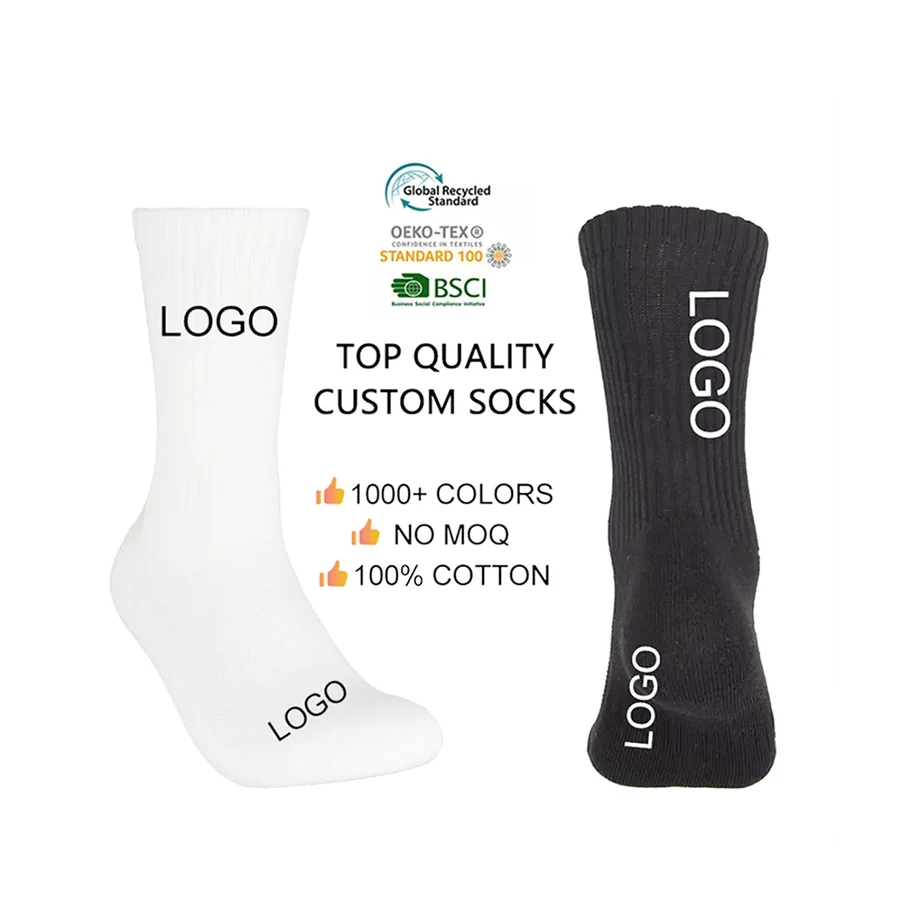 New OEM Variety Colors Wholesale Men Crew Basketball Athletic Elite Custom Logo Sport Socks