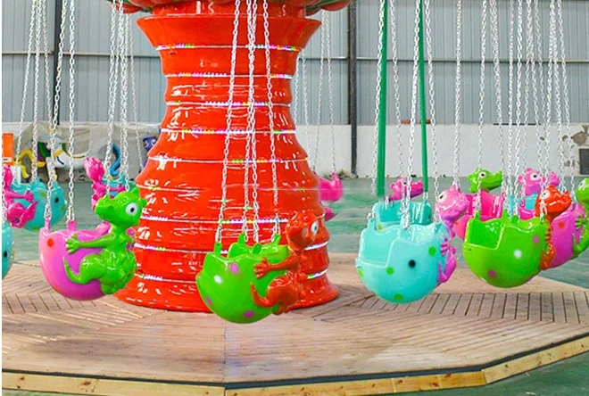 Kids Dreamy Entertainment Products Swing Carnival Amusement Park Rides 16 Seats Flying Chair