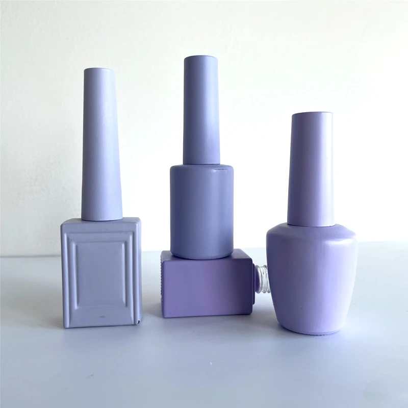 crown shape custom clear europe premium nail polish bottles empty 18ml cube clear with silver cap