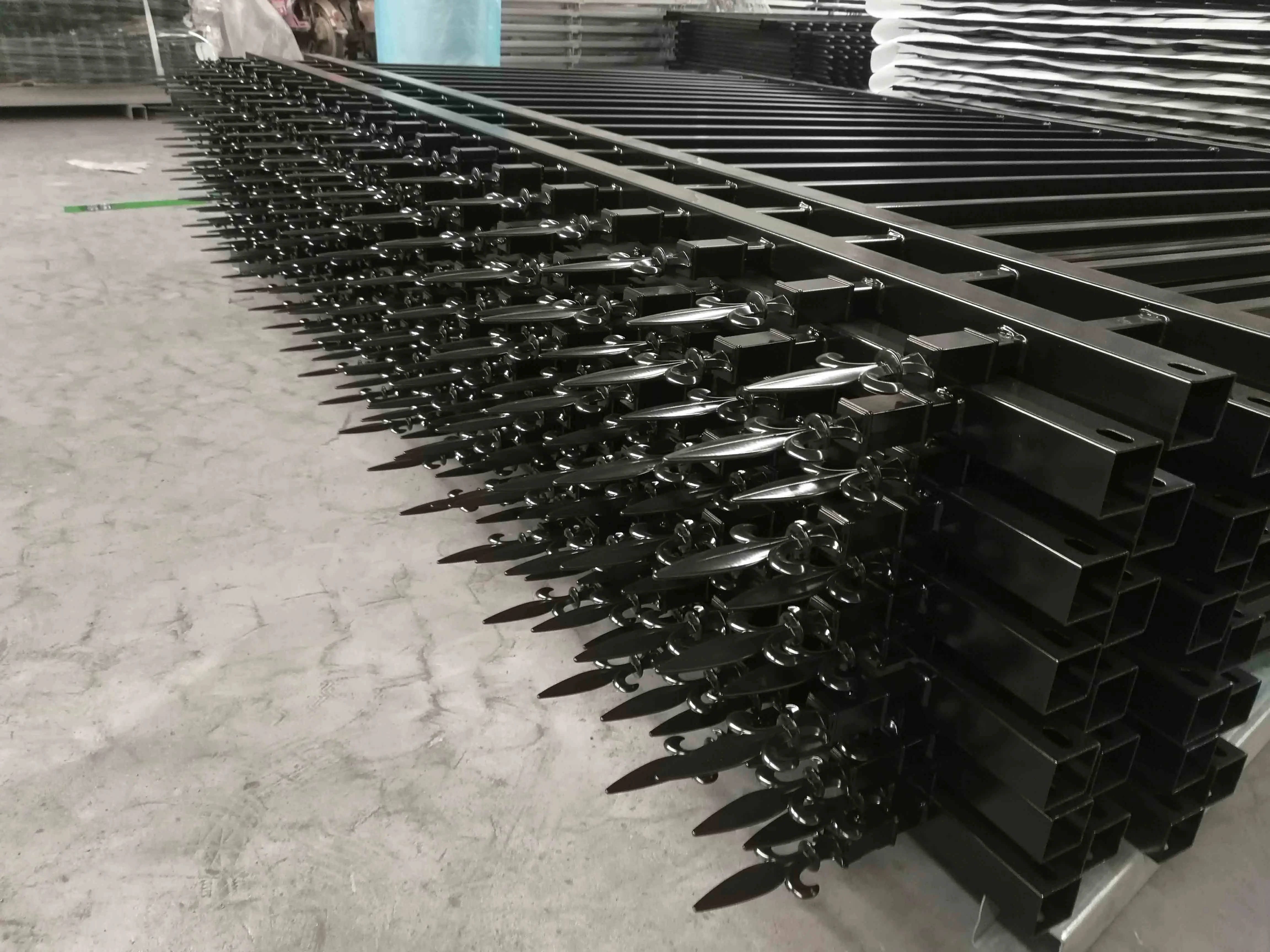 New products american backyard wrought iron garden fence panels