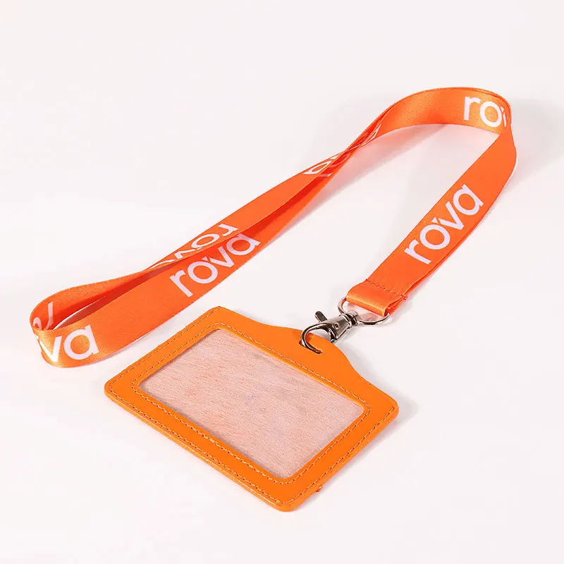 Customize LOGO Direct Manufacturers Jacquard Ribbon Hang Rope Hanging With Work Permit