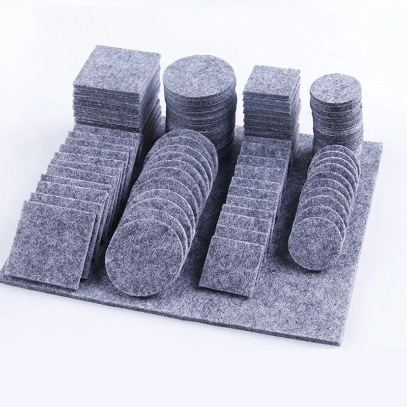 Пользовательские самоклеящиеся войлочные мебельные колодки круглые липкие войлочные коврики
