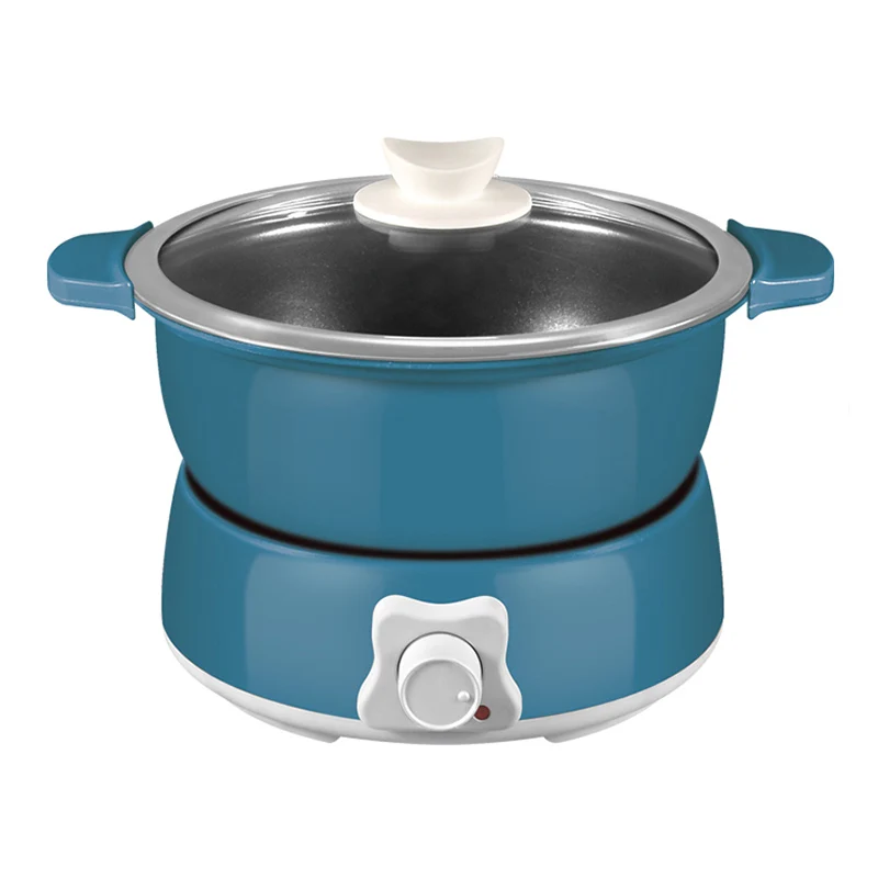
Factory direct multi-function round electric skillet stainless steel electric hot pot 