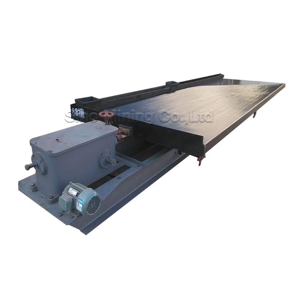 Gravity Wilfley Wet 6S Shaking Table Concentrating Copper Gold Sorting with fiberglass deck/mineral separator
