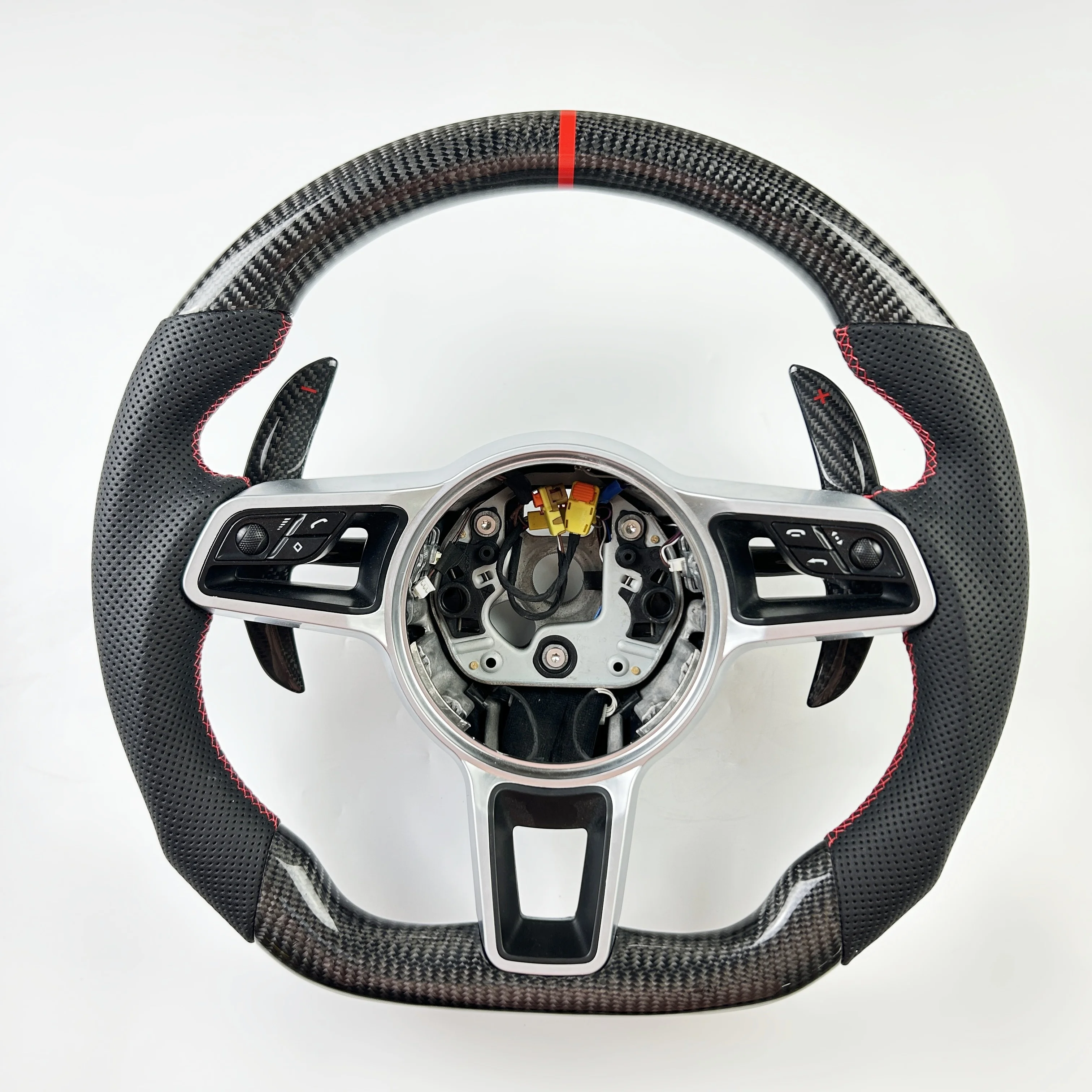 Модернизированный высококачественный руль из углеродного волокна для Porsche 911 996 958 718 918 Macan Paramela Taycan
