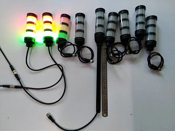 Красный, янтарный, зеленый TL50 50 мм 12 В светодиодная сигнальная башня огни с M12 QD быстрое отключение