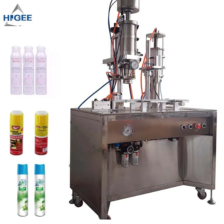 Завод Аэрозоль машина для наполнения с кислородными баками, аэрозоль может наполнительная машина для тела спрей для наполнения носовых распылителей ma