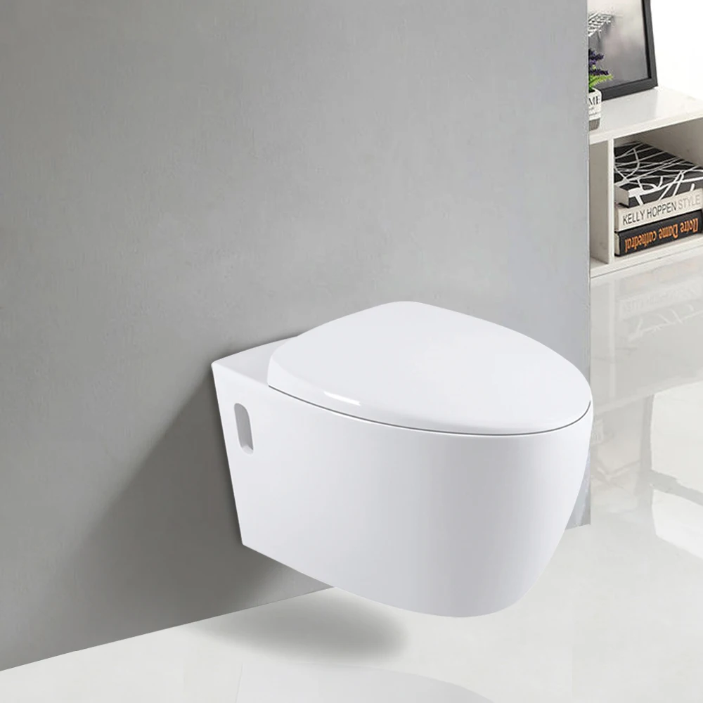 wholesale chinese bowl ceramic P-trap washdown wall mounted wc toilet