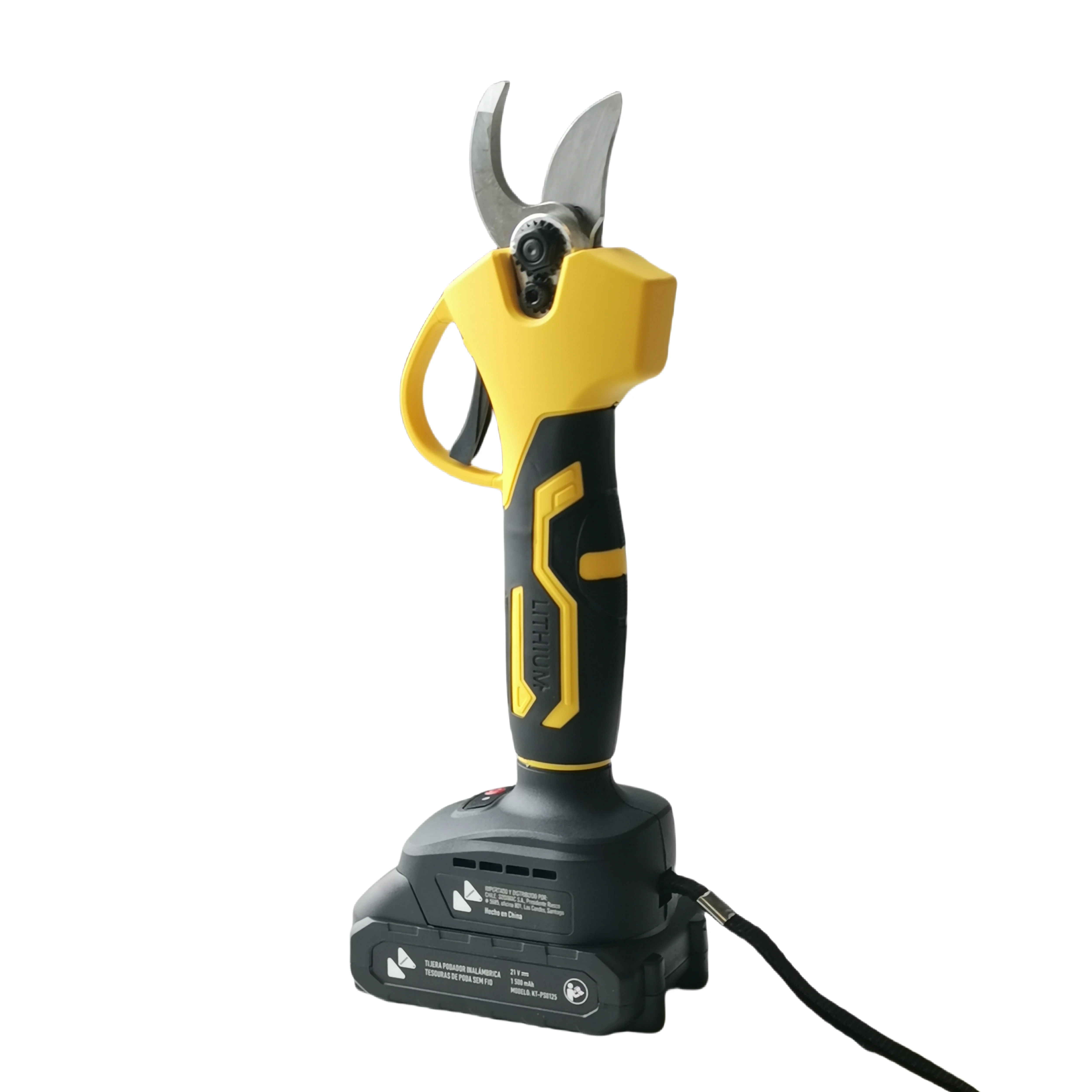 21V 25mm Cordless Electric Pruning Shears Tree Pruner Branch Cutter Gardening Scissors  for Tree Branch, SK5 Blades Tree Pruner