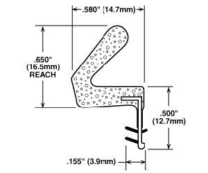 weather stripping for door Window Seal Strip In Stock