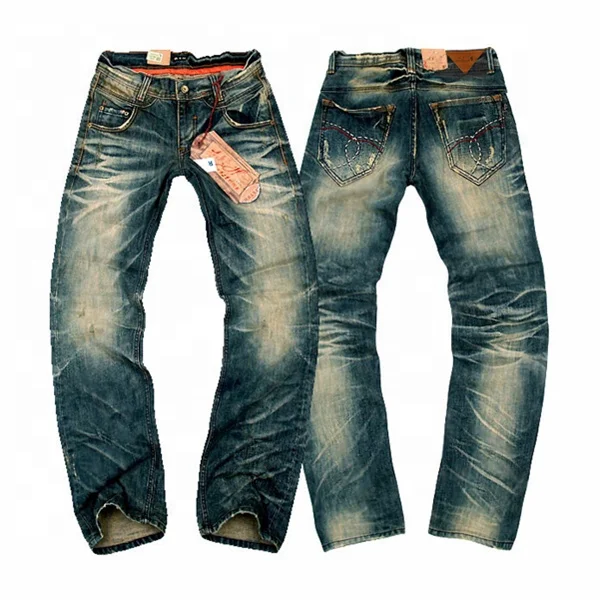 Lotfeel High quality vintage jeans brand name designer jeans pants mens selvedge jeans japanese man