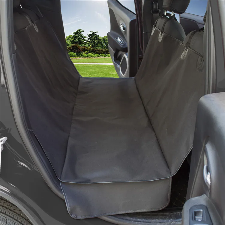  Water Resistant Car Rear Seat Cover for Dogs with PVC