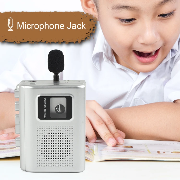 Ready to Ship Mini Audio Wholesale Mechanism Portables Retro Tape Recorder with Walkman Cassette Player