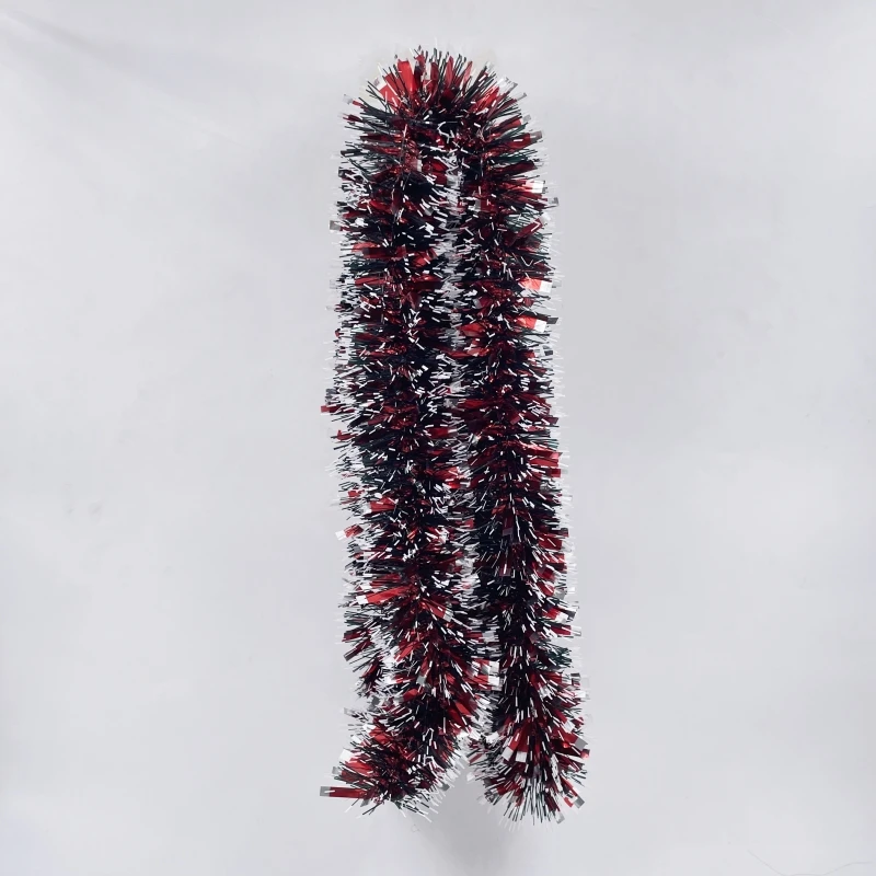 Factory Wholesale Light Leaf Double dragon roll Christmas Festival Decorative Tinsel Garland