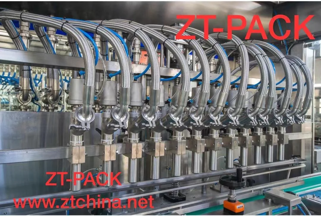 ZT-PACK cbd filler full automatic 6 - 16 heads engine full automatic oil filling machine