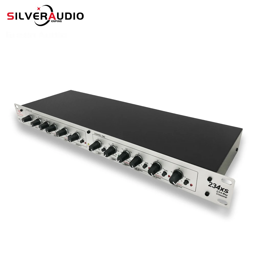 GAX-234XS Professional DJ Equipment Power Amplifier Audio Equalizer with XLR Connector Three Way